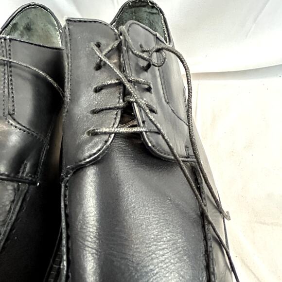 SKU 2055 Dockers Prostyle Size 13M Black Leather Oxfords Tie-Up Dress Shoes main image 10
